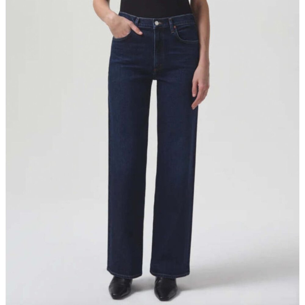 NWT Agolde Dark Blue Straight Leg Jeans